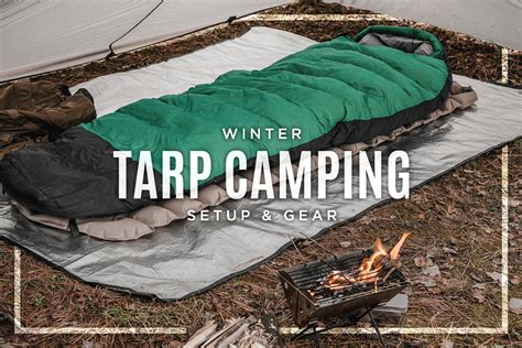Winter camping especially in wilderness is less forgiving than that at any other time, see example of packing list to make sure to have with you all (but no more) than you may need. Winter Tarp Camping Setup • The best gear from the ground up!