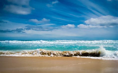 Meer Strand Wellen Wasser Schaum 1920x1200 Hd Hintergrundbilder Hd