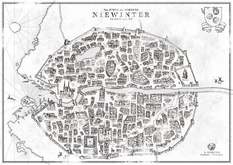 Made A Map Of Neverwinter Some Of You May Want To Use It In Your