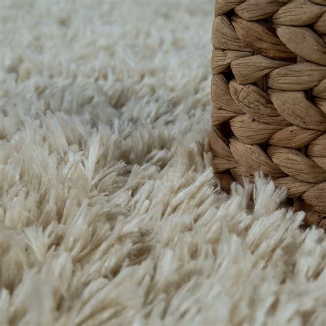 Waschbare teppiche online shoppen bei yourhome: Hochflor Teppich Waschbar Einfarbig Beige | Teppich.de