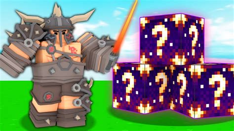 New Cosmic Lucky Blocks In Roblox Bedwars Youtube