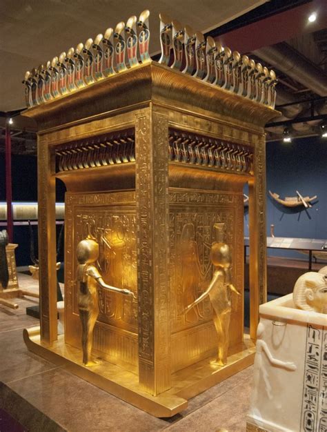 Exhibition Of Exact Replicas Of Items Found In King Tuts Tomb