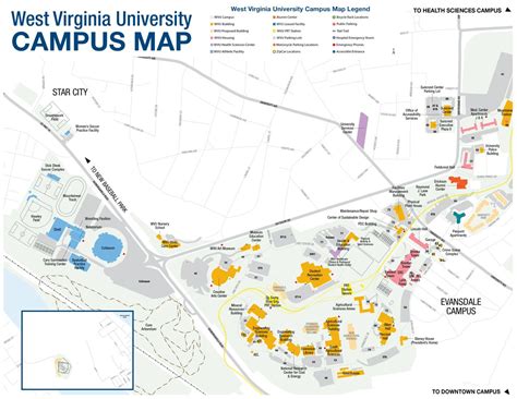 Wvu Campus Map