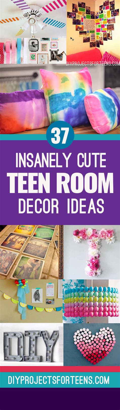 Test your woodworking skills and let some light into a dark room. 37 Insanely Cute Teen Bedroom Ideas for DIY Decor | Crafts ...