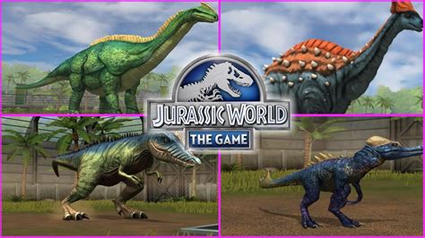 Four New Hybrids New Update Jurassic World The Game Episode Ninety Six Youtube