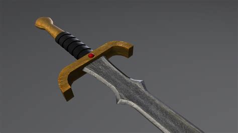 Dyrnwyn Aka The Magic Sword 3d Model By Deikaeus Ea3e18f Sketchfab