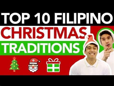 Of course, there is the spirit of christmas which is all about love, giving and sharing. Top 10 Filipino Christmas Traditions - YouTube