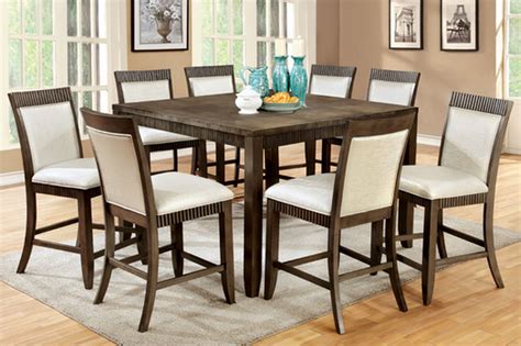 When measuring, it's always a good idea to keep at least three feet from the edge of the table to the wall, so there's plenty of room to move around. 9 Piece Dining Sets For A Modern Dining Room - Cute Furniture