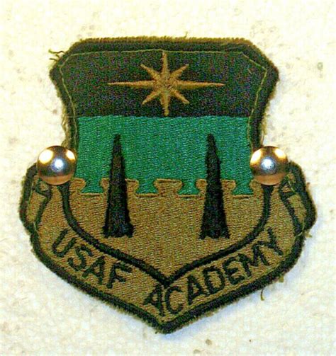 Usaf Us Air Force Academy Usafa Crest Badge Insignia Patch Subdued Ebay