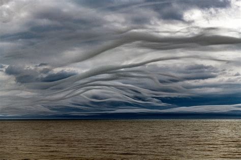 Cloud Formation Looks Like Michigans Lower Peninsula Photo