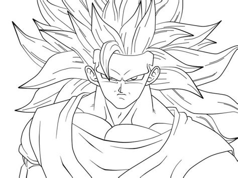 Imágenes Goku Ssj3 Para Dibujar Y Colorear 2023