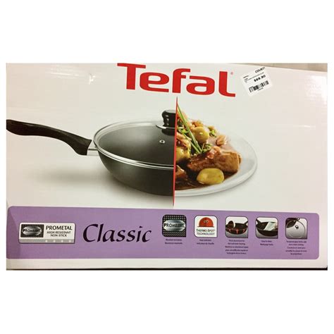 Tefal Classic Stir Fry Prometal Pan With Lid 32 Cm Furniture And Home