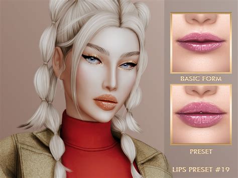 Lips Preset 19 By Julhaos From Tsr • Sims 4 Downloads