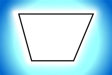 A Trapezium Is A Triangle Chopped In Half Horizontally