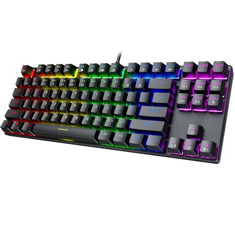 Buy Mechanical Gaming Keyboard Customizable Rainbow Led Backlit Usb