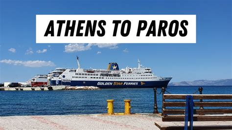 How To Get From Athens To Paros Ferries And Flights In 2024