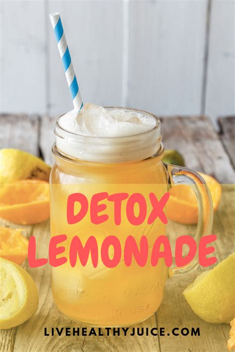 Detox Lemonade Vitamin Packed Refreshment Detox Lemonade Diy