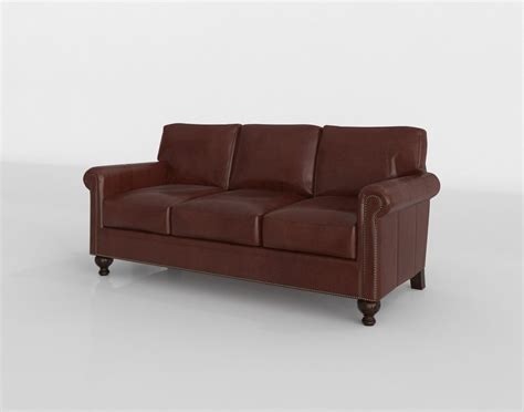 Leather Broyhill Harrison Sofa 3d Model Glancing Eye