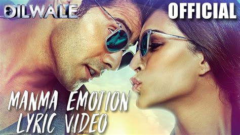 Manma Emotion Jaage Lyric Video Dilwale Varun Dhawan Kriti Sanon Youtube