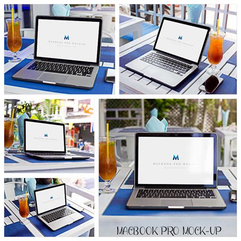 Macbook Pro Mockup Set Free Download
