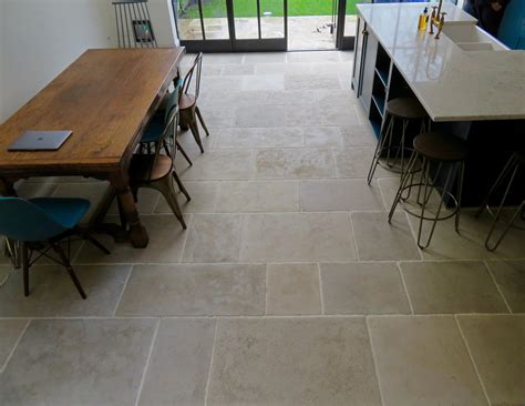 Paris Casa Grey Limestone Kitchen Floor Tiles Natural