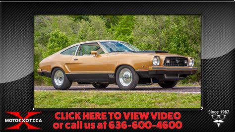 1977 Ford Mustang Ii Mach I Sold Youtube