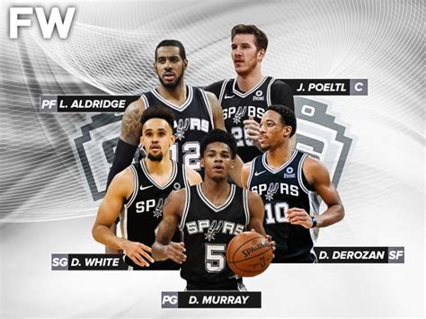 The 2019 20 Projected Starting Lineup For The San Antonio Spurs