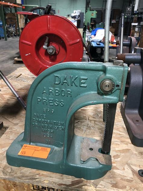 Dake Arbor Press No0 1 12 Ton Manual Hand Bench Press 15