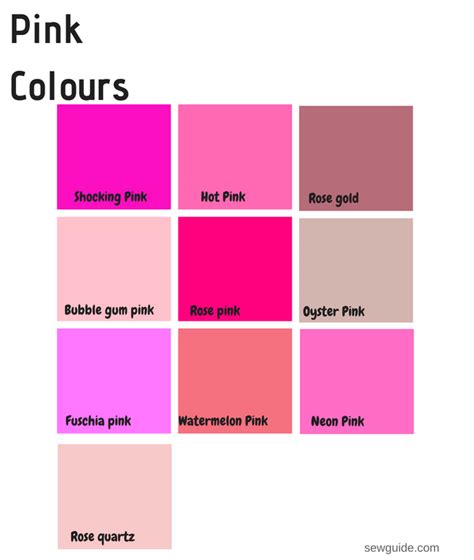 Color Names In Fashion Design An Easy Reference Guide