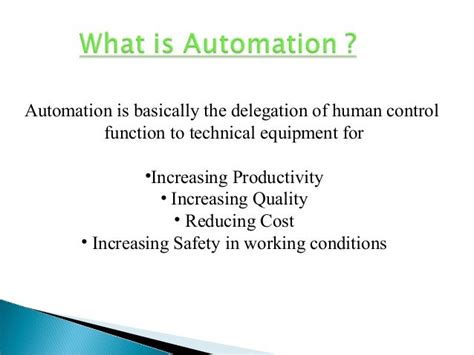 Automation Presentation