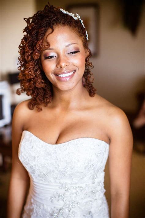 Wedding hairstyles for black women can often be complicated and extravagant, but there is something to be said for a classy minimal look like this one. 20 Extraordinary African American Curly Hairstyles ...