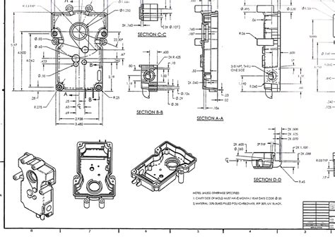2D Drawings for Injection Molded Parts. : r/AskEngineers