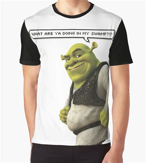 Shrek Graphic T Shirts By Lucy Lier Redbubble