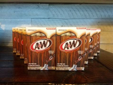 10 Aandw Root Beer On The Go Drink Mix~ 60 Packets Total~low Calorie
