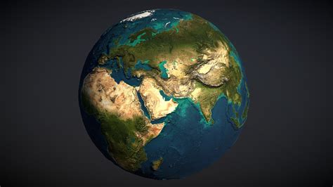 The Planet Earth 3d Globe 3d Model By V7x 8c08ad8 Sketchfab
