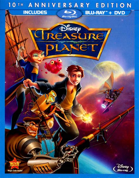 Treasure planet in a futuristic twist on robert louis stevenson's timeless tale, a secret map inspires a thrilling treasure hunt across the universe. Treasure Planet 10th Anniversary Edition Blu-ray [2002 ...