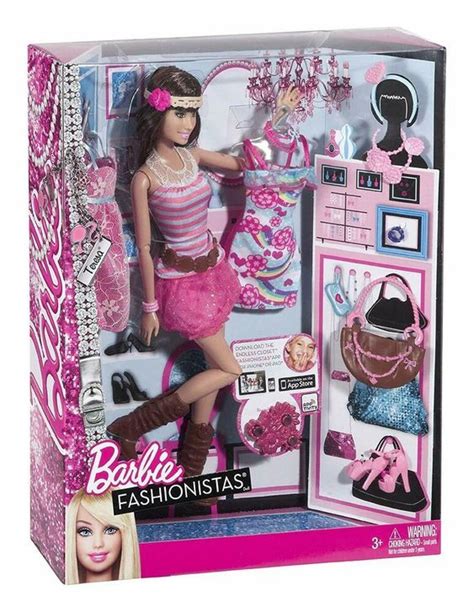 2012 barbie fashionistas teresa doll ultimate wardrobe x2271 bcj04 brunette doll and