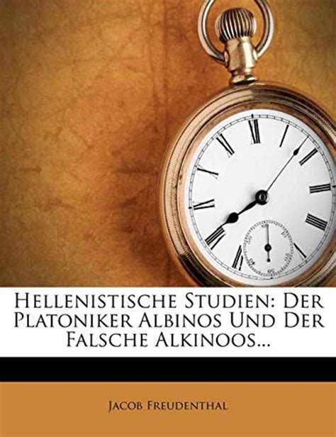 Nabu Press Hellenistische Studien Der Platoniker Albinos Und Der