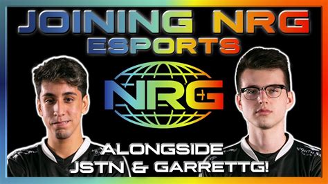 Joining Nrg Esports Alongside Jstn And Garrettg Rocket League Youtube
