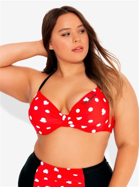 Disney Minnie Mouse Polka Dot Bikini Plus Size Disney Swimsuits For