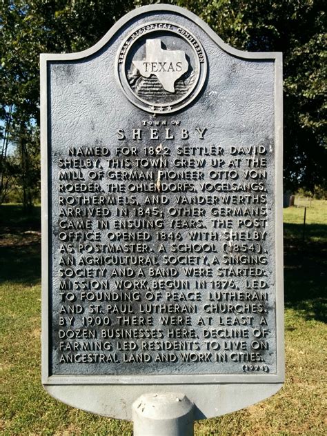 Photo Town Of Shelby Marker