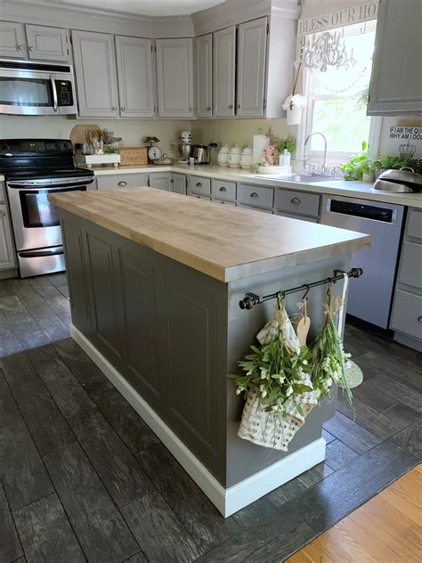 A Kitchen Island Made From Base Cabinets Celebrated Nest