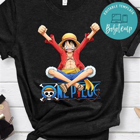 Monkey D Luffy One Piece Pirates Shirt Createpartylabels