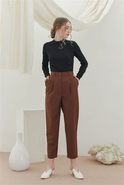 Tailored Pants Women High Waist Trousers Trousers Women Outfit