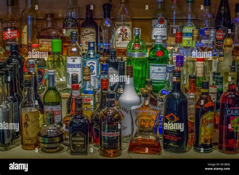 Alcohol Bottles Hi Res Stock Photography And Images Alamy