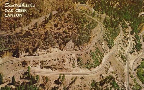 Vintage Travel Postcards Oak Creek Canyon Arizona