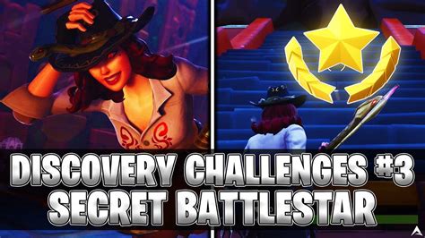 Secret Battlestar Week 3 Discovery Challenges Fortnite Season 8