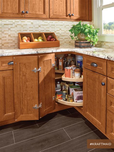 Base cabinets all standard base cabinets are 24 inches in depth and 34 1/2 inches in height. KraftMaid: Kitchen & Bath Storage