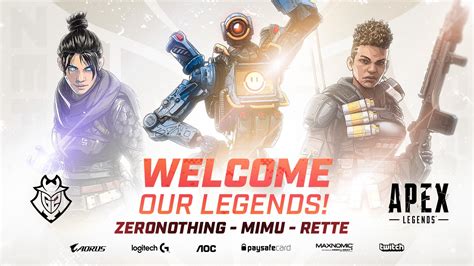 Welcoming Our New Apex Legends Team G2 Esports