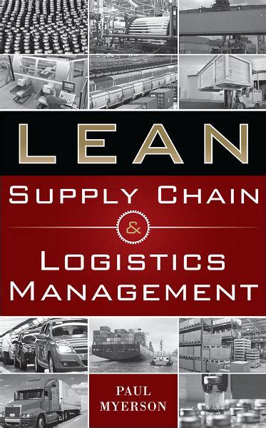 Lean Supply Chain And Logistics Management Paul Myerson 007176626x